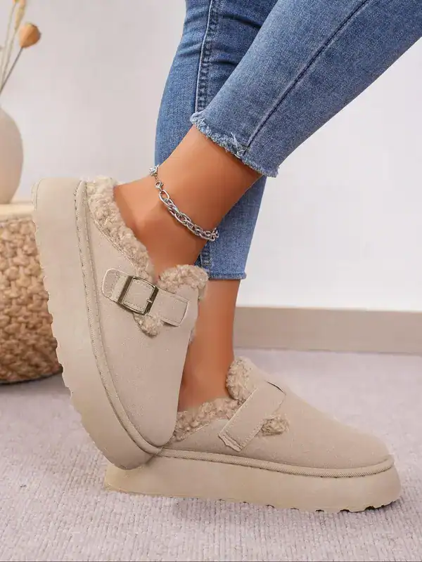 Comfy plush slippers designed to support relaxed movement and cozy home comfort.