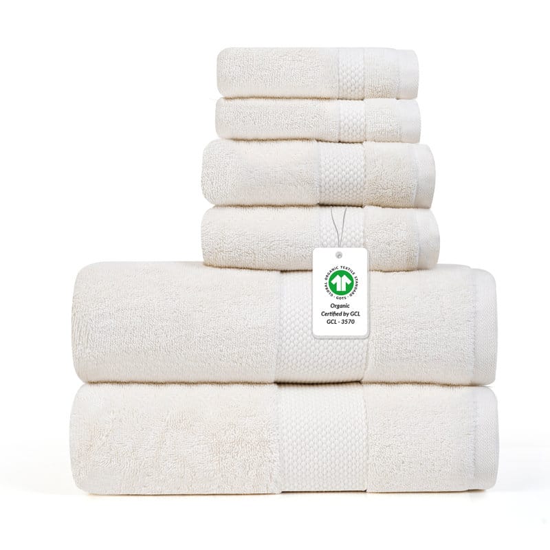 Organic cotton towels sustainable home product