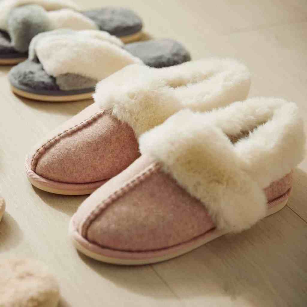 Soft slippers for grounding evening ritual